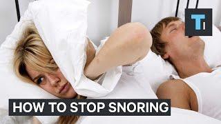 How to stop snoring