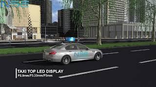 The Best Taxi Top Led Display --- Car Rooftop Advertising from NSE