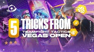 5 Tricks From TFT Vegas Open | Teamfight Tactics Set 10: Remix Rumble | TFT Guides