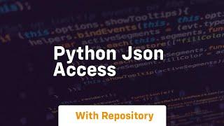 python json access