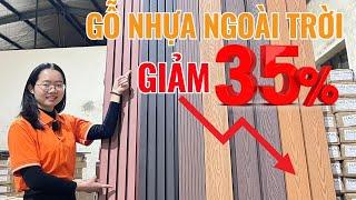 Giảm giá toàn bộ gỗ nhựa ngoài trời ốp trần tường sàn tới 35% | Gỗ nhựa ngoài trời giá rẻ | Haroma