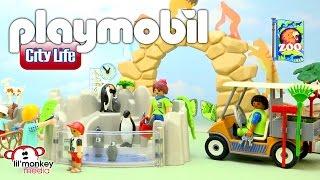 Playmobil City Life Zoo!  Large City Zoo, Children's Petting Zoo, Zoo Animal Care Station and More!