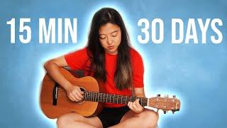 I Learned the Guitar for 30 Days