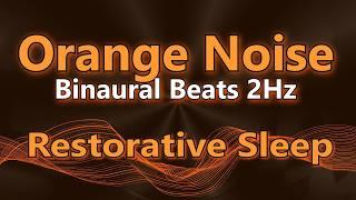 Orange Noise with Binaural 2 Hz for Restorative Sleep Study and Relaxation