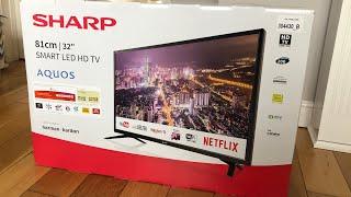 Sharp LED TV 2019 32” unboxing