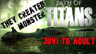 Path Of Titans - Sarcosuchus - Juvi to Adult - Best highlights + Funny Moments - You drink you DIE !