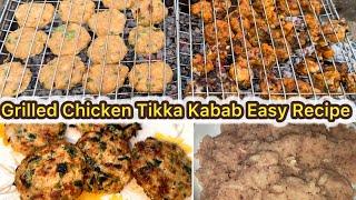 Chicken Tikka Kabab Recipe_Grilled Chicken Kabab Recipe | Kabab Recipe Urdu/Hindi