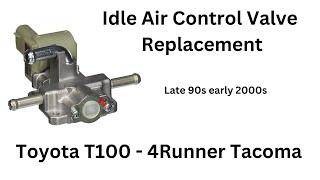 How To Replace An Idle Air Control Valve Toyota T100 (4Runner, Prerunner, 1990s and early 2000s).