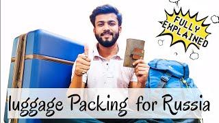 Russia packing list for MBBS students 2021 | packing for abroad | luggage packing tips and tricks!