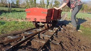 The barn tracks are connected to - the field tracks. The field tracks are connected to - everything!