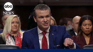 Pete Hegseth grilled over sexual assault and misconduct allegations
