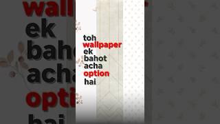 Wallpaper for Interior Design? #home #interiordesign