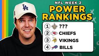 Our Week 2 POWER RANKINGS