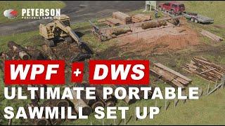 Ultimate Portable Sawmill Set Up!
