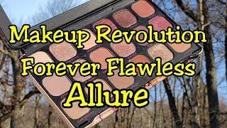 Makeup Revolution - Forever Flawless ALLURE Shadow Palette Swatches