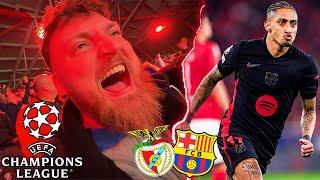 Benfica vs. FC Barcelona - UCL Stadionvlog  | DRAMA NACH FRÜHER ROTER KARTE 🟥 | ViscaBarca