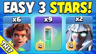 Invisibility Walk + Ground Spam = EASY 3 STARS!!! Best TH17 Attack Strategy (Clash of Clans)