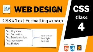 html CSS website design tutorial Bangla Web Design Free Class 4