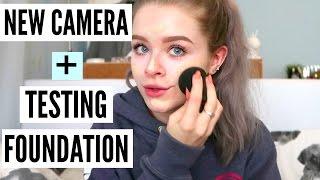 NEW CAMERA & TESTING A NEW FOUNDATION! | sophdoesvlogs