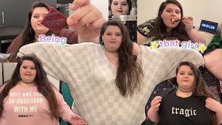 Amberlynn loves dainty Torrid Clothes & times herself while eating