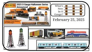 Cool (And Spooky) New O Gauge Announcements From Menards And MTH! February 25, 2025