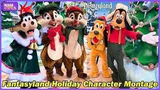 Disneyland Holiday Character Montage at Fantasyland Theatre 2024 - with Chip & Dale, Goofy, Pluto +