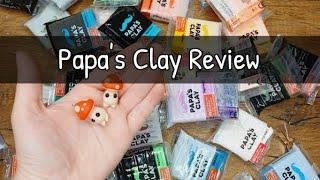 Trying Papa's Clay!  Polymer Clay First Impressions Review