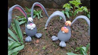 CREATIVE IDEAS of CEMENT /GARDEN FIGURES / Cement decor for flower beds