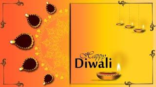 Happy Diwali poster design with easy lamp drawing || easy illustrator tutorial_Suvo Dipabali