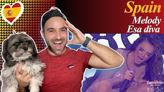 Reaction : Melody - Esa diva / Eurovision 2025 Spain