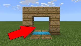 Invisible door in Minecraft without mods 