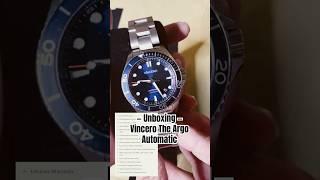 Unboxing Vincero collective | The Argo Automatic #diverwatch #mensfashion #vincerocollectivepod