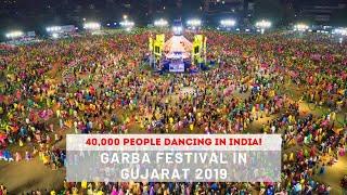 40,000 People Dancing in India! Garba Festival in Gujarat!