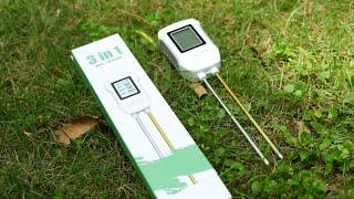 Mcbazel 3 In 1 Soil Moisture Meter with Backlight LCD Display