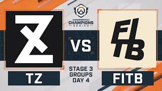 OWCS NA Stage 3 - Groups Day 4 | Team Z v Fries In The Bag