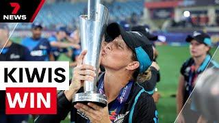 New Zealand win T20 World Cup | 7NEWS