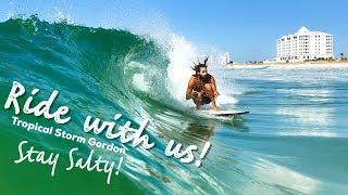 Stay Salty!! Tropical Storm Gordon swell hits Pensacola Beach!