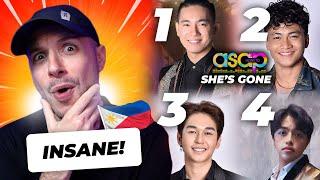 How are male Filipino singers this good? seriously? 'She's Gone' Challenge!