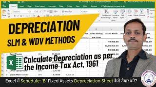 MS Excel: Calculate Depreciation Like A Pro!  | SLM & WDV Methods in Excel