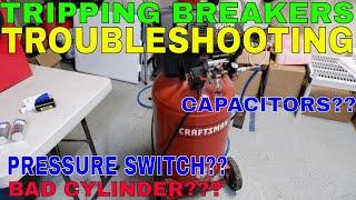 Troubleshooting Craftsman Air Compressor 30 Gallon 6HP| Tripping Breakers