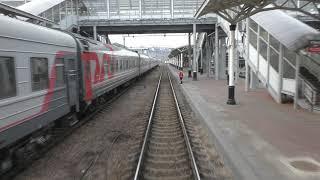 Cab ride "Krasnoyarsk", Russia - Trans-Siberian Railway