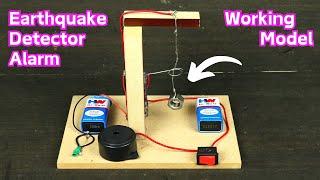 How to Make Earthquake Alarm at Home| DIY Working Model Science Project Ideas for Science Exhibition