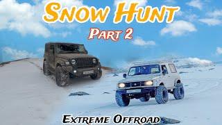 Snow Hunt in Kashmir Ep 2 | Offroading in Monster Gypsy | Modified Thar | Sajid Wanders