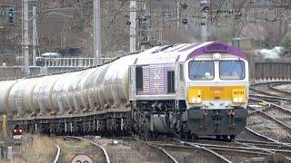 Return of the Cement and Other Trains at Carlisle! Double headed 56s on the Logs! 08, 09 March 23