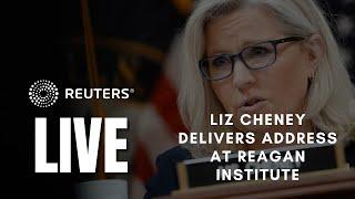 LIVE: Liz Cheney delivers address at Reagan Institute