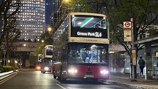 FRV. Go Ahead London Superloop Route SL4. Grove Park - Canary Wharf. BYD BD11 EBD62 (LF74 TVZ)
