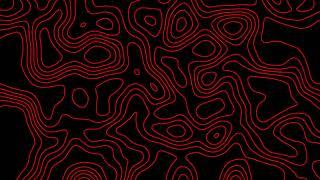 Red Topographic Motion Background Animation