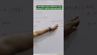 Long Answers in JNTUA External Exams #shorts #engineeringdrive