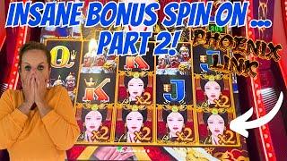 PHOENIX LINK PART 2! Endless Bonus's on Queen Chiu - Delaware Park Casino!