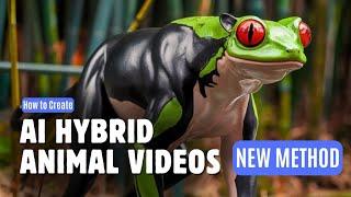 NEW METHOD: Create Viral Hybrid Animal Videos   | Step-by-Step Tutorial